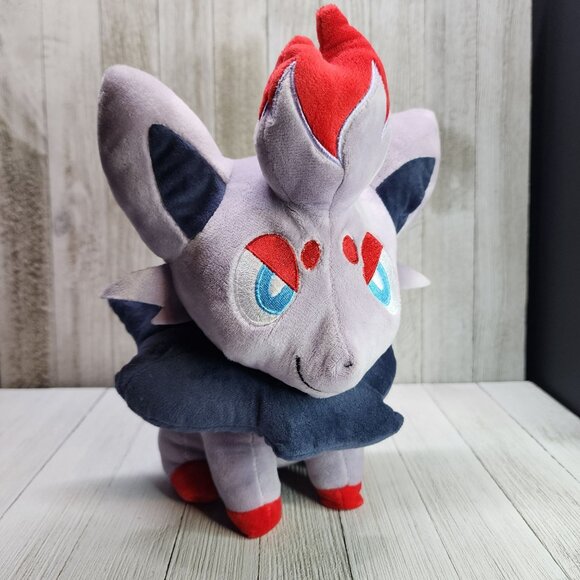 Pokemon Center Original Zorua Plush 10'' Stuffed Doll Toy Nintendo Game Freak - Picture 1 of 9